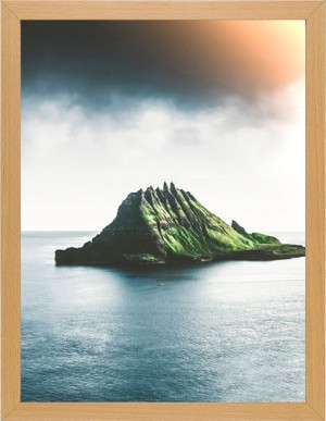 Ramka Na Zdjęcia Foto Rama Jasny Brąz 70x100 Cm