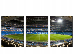 3 x OBRAZ Santiago Bernabeu TRYPTYK 3 x 70x100cm