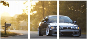 3x Obraz Na Ścianę Bmw E46 E3 Tryptyk 50x70
