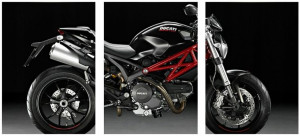 3x Obraz Na Ścianę Ducati Monster Tryptyk 20x30