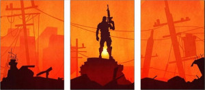 3x Obraz Na Ścianę Fortnite Tryptyk Premium 20x30