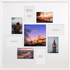 Foto Galeria Ramka Na 9 Zdjęć - Rama 60x60 Cm