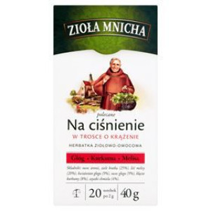 Big-active Na Ciśnienie Herbatka Ziołowo-owocowa 40 G (20 X 2 G)