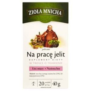 Big-active Na Pracę Jelit Suplement Diety Herbatka Ziołowa 40 G
