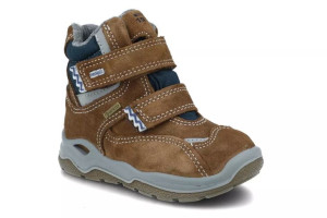 Śniegowce chłopięce PRIMIGI 2863022 brązowy GORE-TEX rzepy