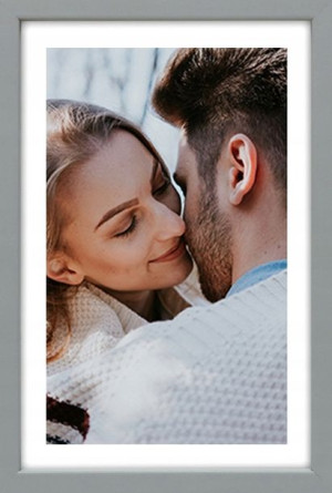 Ramka Drewniana Szara Foto Ramka 30x40