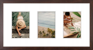 Galeria Ramka Na 3 Zdjęcia 10x15 Foto Rama Wenge