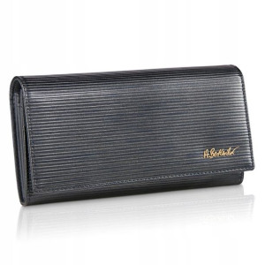Skórzany Portfel Damski Duży Lakierowany Betlewski