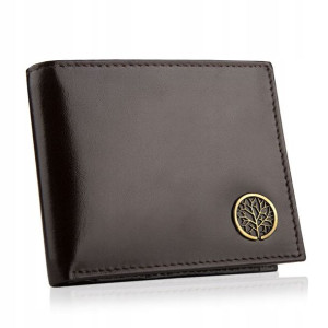 Skórzany Portfel Męski Betlewski Rfid Premium Slim