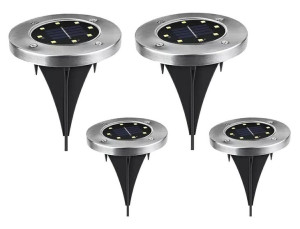 Zd50j Ogrodowa Lampa Solarna 8led 4szt