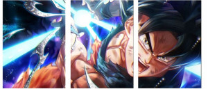3x Obraz Na Ścianę Dragon Ball Goku Art 30x40