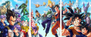 3x Obraz Na Ścianę Historia Dragon Ball 20x30