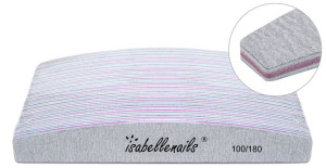 25 X Pilnik Do Paznokci Łódka Zebra 100/180 (cs)