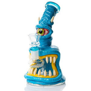 Bongo szklane "Alien blue"