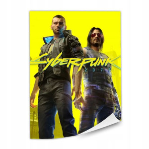 1x Plakat Cyberpunk 2077 60x80 Różne Wzory