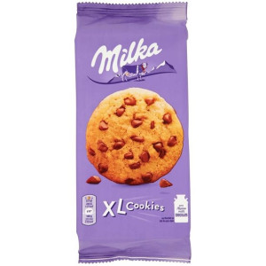 Milka XL Cookies Choco Ciastka z kawałkami czekolady mlecznej 184 g