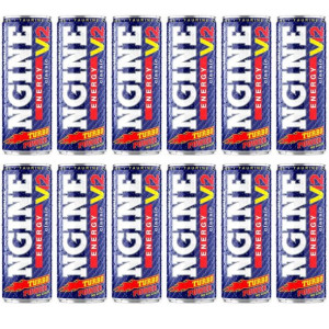 Gazowany napój energetyzujący NGINE V12 Classic Energy Drink 250ml x12