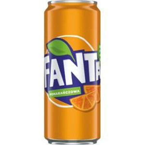 Fanta Pomarańczowa Napój Gazowany 330 Ml 24 Sztuki