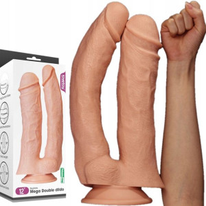 Dildo Podwójna Penetracja OGROMNE XXL Penis