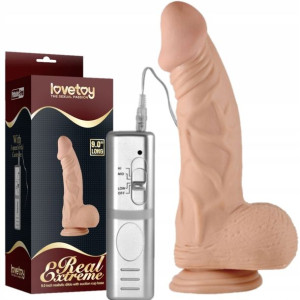 Dildo z Przyssawką Realistyczny Wibrator Erotyka