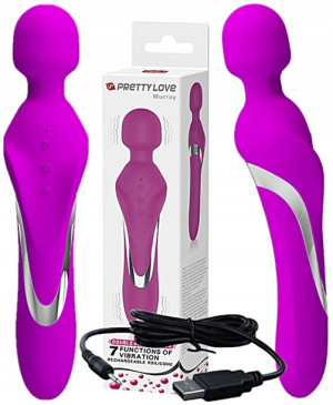 MASAŻER ŁECHTACZKI 7 wibracji WIBRATOR 2w1 usb