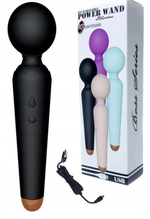 MASAŻER ŁECHTACZKI I CIAŁA sex wibrator USB