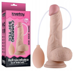 PENIS realistyczny członek jądra DILDO WYTRYSK