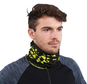 Komin Fischer CL Logo Bandana CZARNY neon black