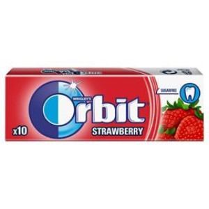 Orbit Strawberry Guma Do Żucia Bez Cukru 14 G