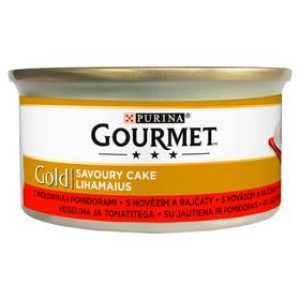 Gourmet Gold Karma Dla Kotów Savoury Cake Z Wołowiną I Pomidorami 85 G