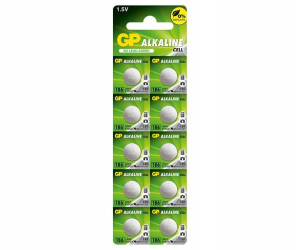 Baterie GP Z186 ALKALICZNE LR43 AG12 1,5V - 10 szt