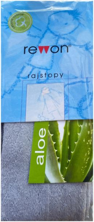 Rajstopy Dziewczece Rewon Aloe Azur 140/146 Popiel