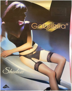 Ponczochy Z Pasem Shadow Gabriella 15den R3/4 Nero