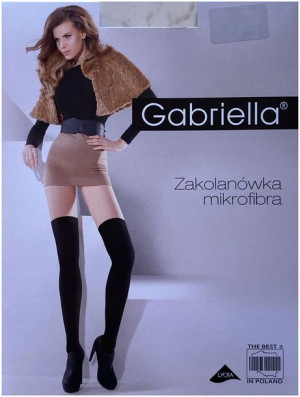 Zakolanowki Damskie Gabriella 40 Den R 1/2 Nero