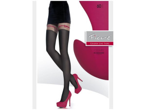 Clemis Rajstopy Wzory Fiore 40 Den R3 Black