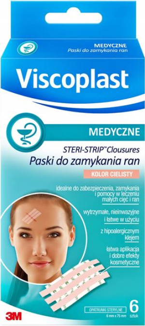 Vicoplast Paski Do Zamykania Ran Steri-strip 6 Szt