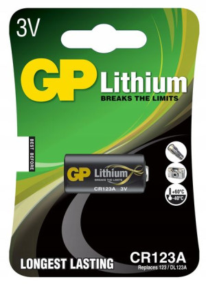 Baterie GP FOTO CR123A 1 szt Lithium Litowe