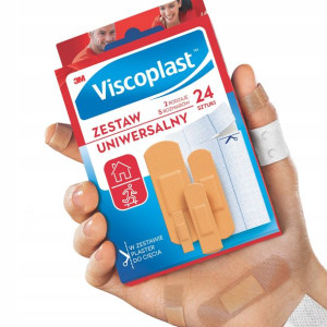 Plastry Viscoplast Zestaw Uniwersalny 24 Szt