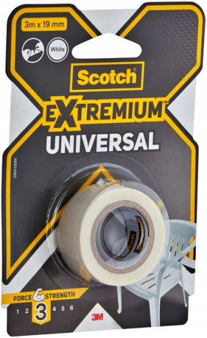 Taśma Naprawcza Scotch Universal White 3mx19mm