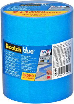 3 Szt Scotch Taśma Malarska Blue Uniwersalna 48mm