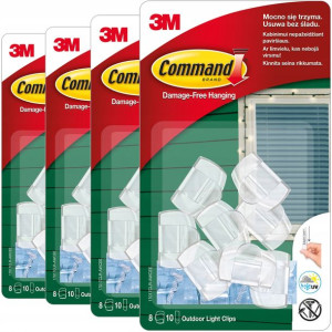 Command Klipsy Lampki Ozdoby 4 Kpl