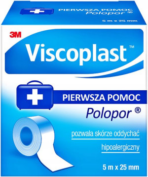 Viscoplast Polopor Plaster Do Cięcia 5m X 25mm