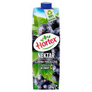 Hortex Nektar czarna porzeczka karton 1 l