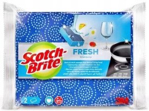 Scotch Brite Fresh Czyścik Płaski 2 Szt Delikatny