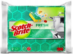 Scotch Brite Fresh Czyścik Płaski 2 Szt