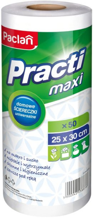 Paclan Ścierka Practi Maxi Rolka 50 Szt