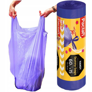 Worki Na Śmieci Paclan Bunny Bags 60l 15szt