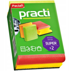 Gąbki Do Naczyń Paclan Zmywaki Kuchenne 2szt Profi