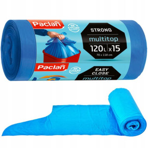 Worki Na Śmieci Paclan Multitop 120l 15szt