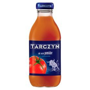 Tarczyn Pomidor Z Dodatkiem Soli Morskiej Sok 100% 300 Ml